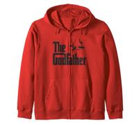 The Godfather Original White Title Logo Zip Hoodie