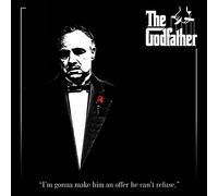 The Godfather Red Rose 40 x 40cm Canvas Prints, Polyester, Multi-Colour, 40x40x3.2 cm