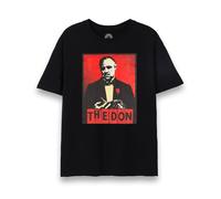 The Godfather T-Shirt for Men | Adults The Don Crime Family Leader Movie Top | Vito Corleone Clothing XXL Black