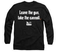 The Godfather Unisex Godfather Gun Cannoli Mens Long Sleeve T Shirt T-Shirt (Pack of 1)