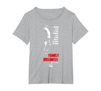 The Godfather Vito Don Corleone I Don't Apologize Quote T-Shirt, Women's Plus, Heather Grey, 5X