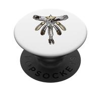 The Gold tipped Eagle Five Feather PopSockets Adhesive PopGrip