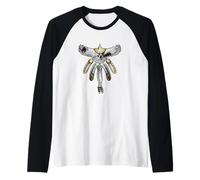 The Gold Tipped Eagle Five Feather Raglan Baseball Tee