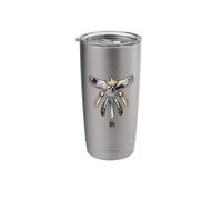 The Gold Tipped Eagle Five Feather Stainless Steel Insulated Tumbler