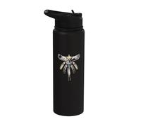 The Gold Tipped Eagle Five Feather Stainless Steel Insulated Water Bottle
