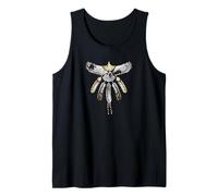 The Gold Tipped Eagle Five Feather Tank Top