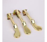 The Gold Upright Piano Uses A Set Of Three Piano Repair Accessories To Pull Wire Pedals