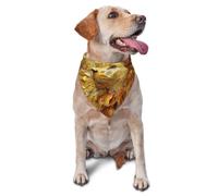 The golden African lion Stylish Pet Scarf for Dogs