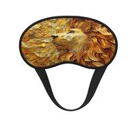 The Golden African Lion Ultimate Eye Mask for Sleeping, Soft and Comfortable Eye Mask, Relaxing Zero Pressure Night Blindfold.