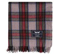 The Golden Eagle Scottish Tweed Wool Large Blanket Tartan Rug with Check Pattern for Warm Winter (Dress Stewart)