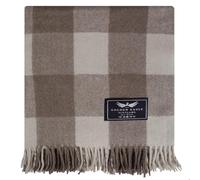 The Golden Eagle Scottish Tweed Wool Large Blanket Tartan Rug with Check Pattern for Warm Winter (Jacob)