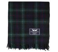 The Golden Eagle Scottish Tweed Wool Large Blanket Tartan Rug with Check Pattern for Warm Winter (Mackenzie)