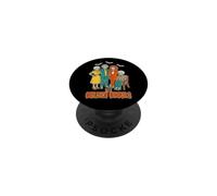 The Golden Ghouls - Funny Ghosts Spooky Women Cute Halloween PopSockets Adhesive PopGrip