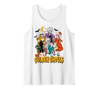 The Golden Ghouls Funny Halloween Lover Skeleton Ladies Tank Top