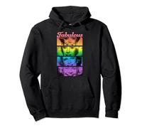 The Golden Girls Fabulous Queens Rainbow Stacks Portraits Pullover Hoodie