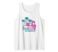 The Golden Girls Stay Golden Iconic Retro Animated Portrait Tank Top