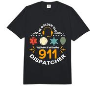 The Golden Glue That Holds It All Save Lives 911 Dispatcher Comfort Colors Adult Heavyweight T-Shirt