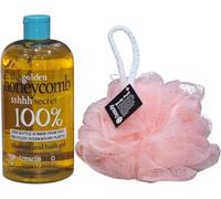 The Golden HoneyComb Sshhh Secret 100% Shower and Bath Gel 500ml With Free Beauty Body Puff(Any Colour)