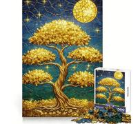 The Golden Midnight Jigsaw Puzzle for Teenagers 1000 Pieces Enhance Recall Quiet Fun Exact Edge Artistic Gift (38x52cm)