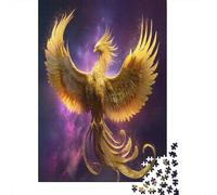 The Golden Phoenix Spreads Its Wings 38x26cm/1000pcs Erwachsenenpuzzle - Erwachsenenpuzzle DIY-Puzzlespielzeug