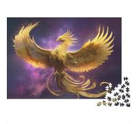 The Golden Phoenix Spreads Its Wings Rätsel Für Erwachsene || 1000pcs (75x50cm) Puzzles Lernspiele Home Decor Puzzles