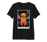 The Golden Retriever Tarot Card Premium T-Shirt