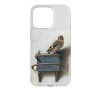 The Goldfinch bird painting by Carel Pietersz Case for iPhone 15 Pro Max