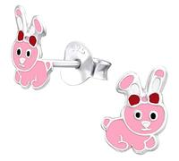 The Goldmine - Cute 925 Sterling Silver Bunny Rabbit Stud Earrings