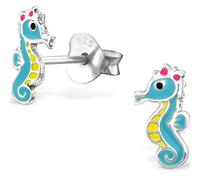 The Goldmine - Cute 925 Sterling Silver Seahorse Stud Earrings