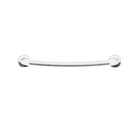 The Goldmine - Non-Allergy Flexible Retainer Barbell with Clear Acrylic Balls (1.6mm x 14mm x 4mm), (BP-RETP-141444)