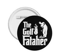The Golf Father pin For Dad Grandpa Funny Golf Lover Round Buttons Badges 1 Pcs
