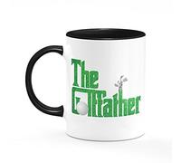 The Golffather Mug One Size Black/White Funny Joke Gift for Golf Lover Parody Gift for Him Dad