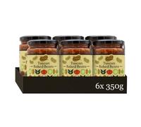 The Good Bean Co Tuscan Baked Beans 350g, Cannellini Beans In A Delicious Tomato Sauce (6 pack)