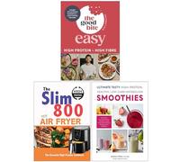 The Good Bite Easy, The Slim 800 Hot Air Fryer The Essential High Protein Cookbook & Ultimate Tasty High Protein Healthy Low- Carb Metabolism Smoothies 3 Books Collection Set