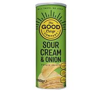The Good Crisp Company, Sour Cream and Onion Potato Crisps, 160 gram