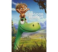 The Good Dinosaur Arlo and Spot Maxi Poster, Wood, Multicolour, 91.5x61x0.02 cm