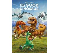 The Good Dinosaur Characters Maxi Poster, Wood, Multicolour, 91.5x61x0.02 cm