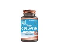 The Good Guru Vegan Collagen - Hyaluronic Acid + Biotin + Vitamin C | 1,240mg Collagen | 90 Capsules | Hair, Skin & Nails Support