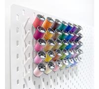 The Good Idea | 10 Pack Thread Holders for IKEA Skadis Pegboard | Sewing Bobbin Threading Needle Scissors Accessories Bracket Wall Mount Hook (10)