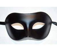 THE GOOD LIFE - MENS MIDNIGHT BLACK VENETIAN MASQUERADE CARNIVAL PARTY BALL EYE MASK
