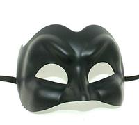 THE GOOD LIFE MENS QUALITY MIDNIGHT BLACK BAT SUPER HERO HALLOWEEN VENETIAN MASQUERADE CARNIVAL PARTY EYE MASK
