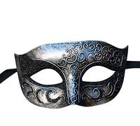 The Good Life Sparkling Black & Silver Venetian Masquerade Party Ball Mask