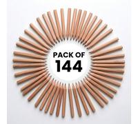 The Good Life Treadstone 9Cm Mini Wooden Pencils - Pack Of 144 - Bulk Half Size Golf Garden Workshop