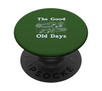 The Good Old Days Evolution Fossils Funny PopSockets Adhesive PopGrip