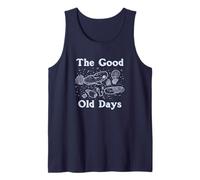 The Good Old Days Evolution Fossils Funny Tank Top