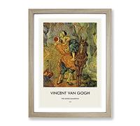 The Good Samaritan By Vincent Van Gogh Exhibition Museum Painting Framed Print | A3 Oak Framed Wall Art | Ready to Hang | Modern Historical Picture | Living Room Bedroom Lounge Office