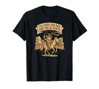 The Good The Bad and the Al Dente Spaghetti Western Cowboy T-Shirt