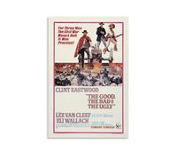 The Good The Bad And The Ugly Out Movie Art Poster Decorative Painting Canvas Wall Art Living Room Poster Bedroom Painting Wall Art Picture Print Modern Family Room Decor 08 x 12 Inch (20 x 30 cm)