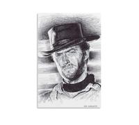 The Good The Bad And The Ugly Out Movie Fan Art Poster Decorative Painting Canvas Wall Art Living Room Poster Bedroom Painting Wall Art Picture Print Modern Family Room Decor 16 x 24 Inches (40 x 60