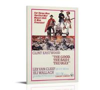 The Good The Bad And The Ugly Vintage Movie Canvas Poster Decoration Painting Living Room Wall Art Bedroom Painting Wall Print Art Painting Modern Home Boy Room Print Painting Girl Holiday W